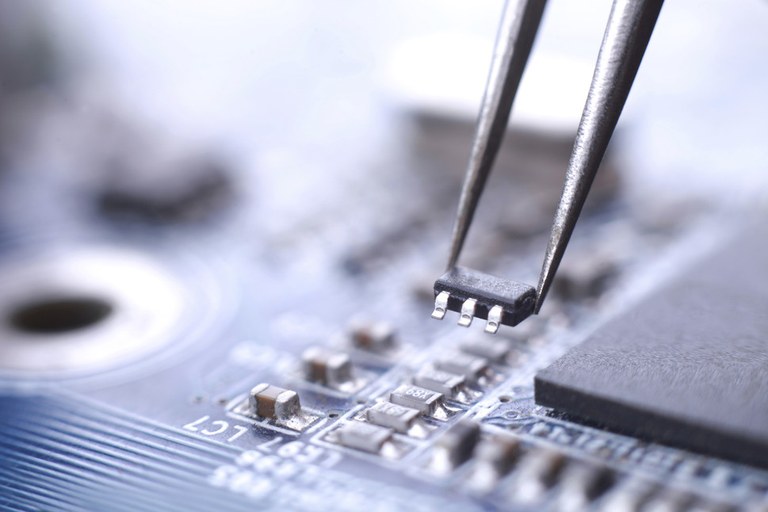 Installation von Mikrochips