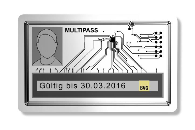 Muster eines Ausweises